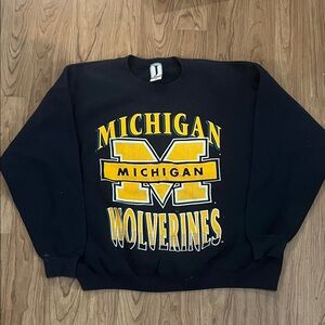 Vintage Michigan Wolverines Sweatshirt size XL- Jostens Brand